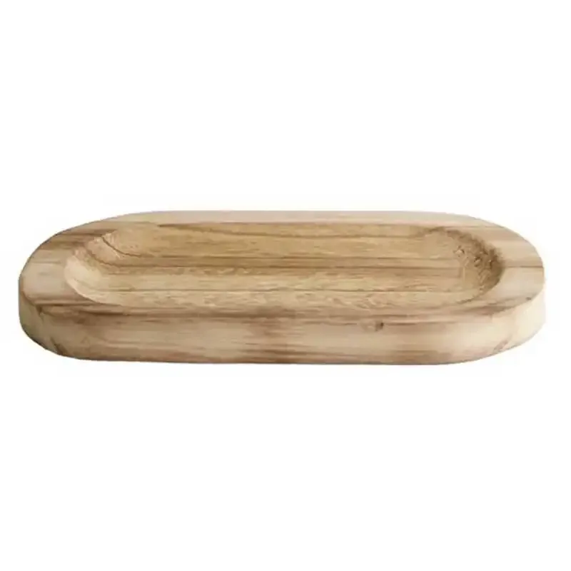 Køb Træ fad, 24cm, retangular hos Brondsholm.dk