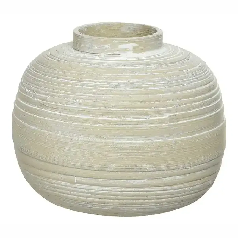 Køb Vase i bambus, tåler ikke vand, 20cm hos Brondsholm.dk
