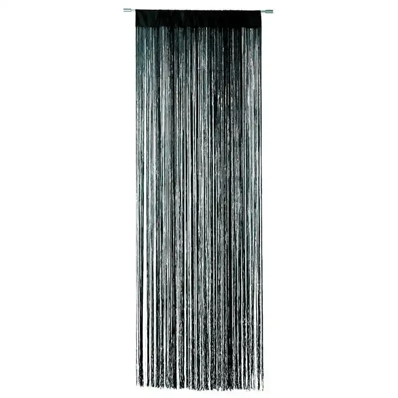 Køb Wave Trådgardin, 100x250cm sort hos Brondsholm.dk