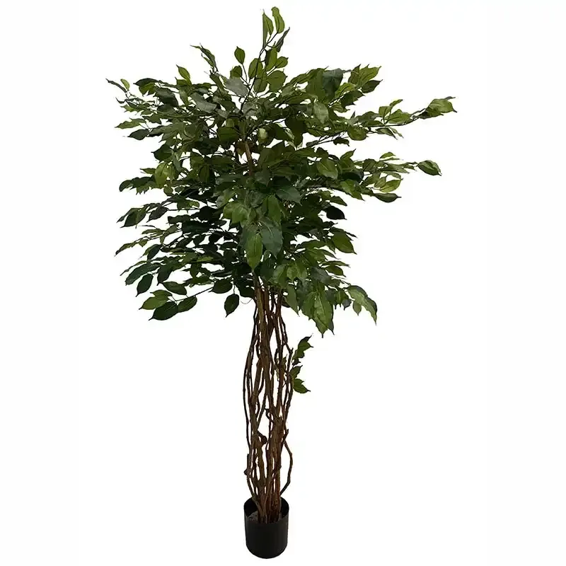 Kunstig grøn stuebirk, 170cm, meget naturtro
