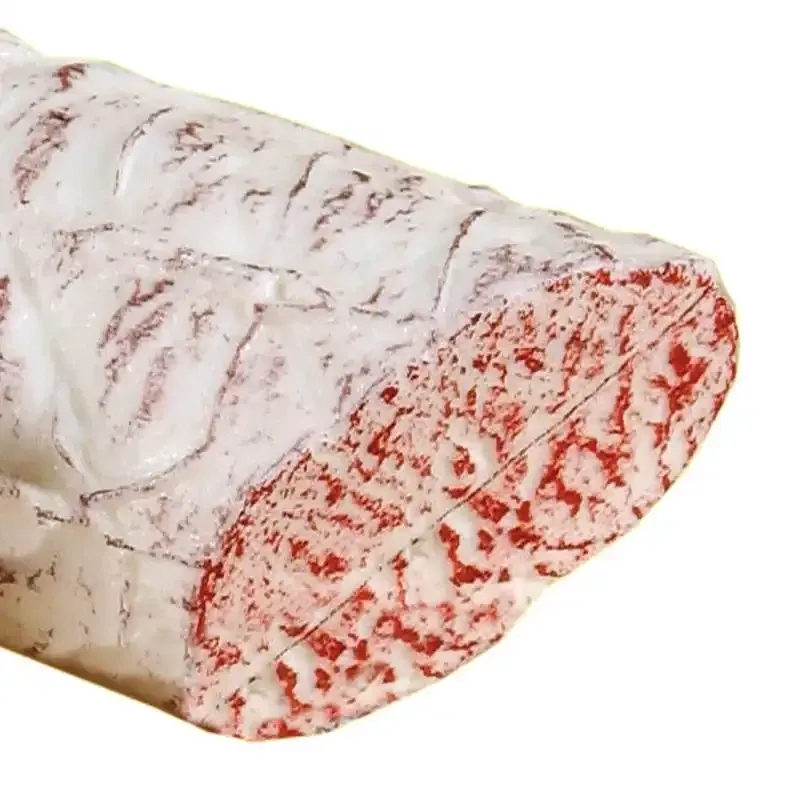 Kunstig spegepølse (halv) i plast - fødevareattrap - Brøndsholm