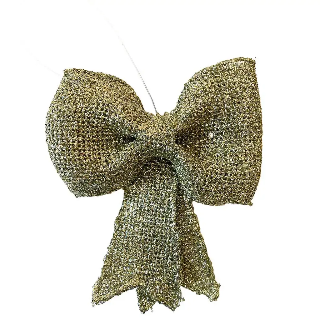Rosett med glitter, 13 cm I Köp Rosett med