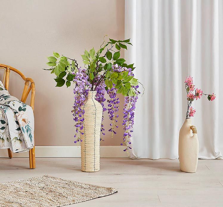 Brøndsholm - kunstig wisteria i lilla